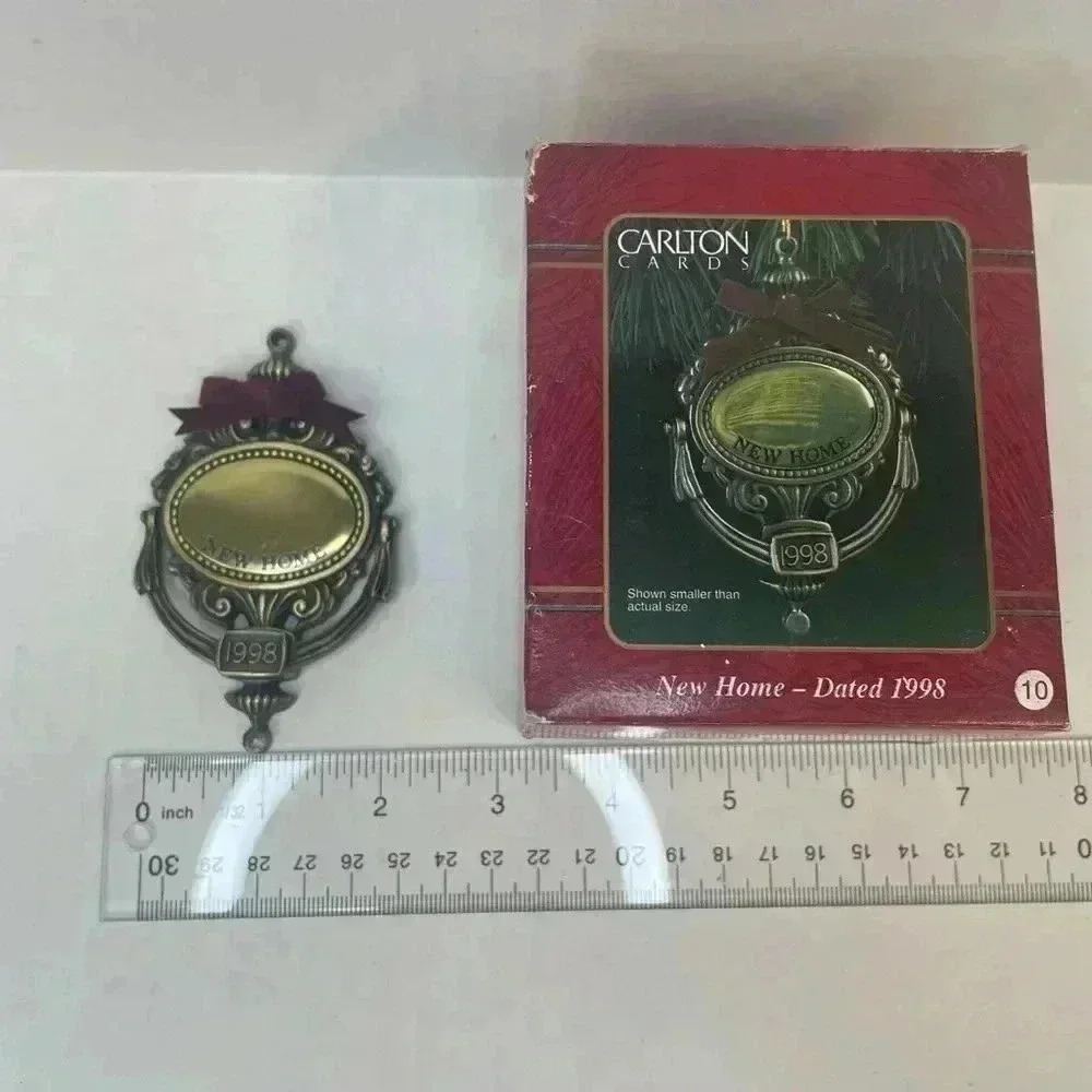 New Home Doorknocker 1998 Ornament Carlton Cards